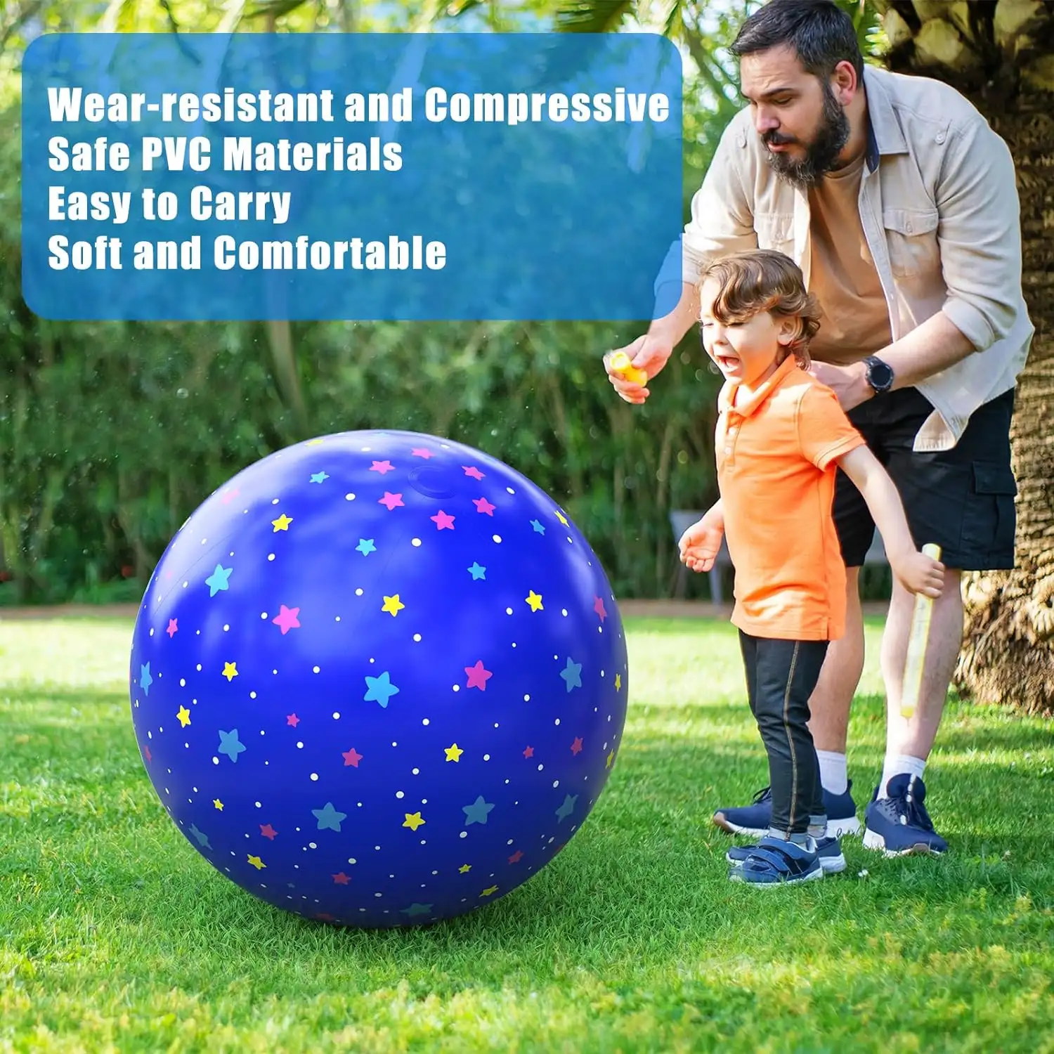 Giant Beach Ball, Bbeach Balls 24 inch - 81yhnuahm4l._ac_sl1500_